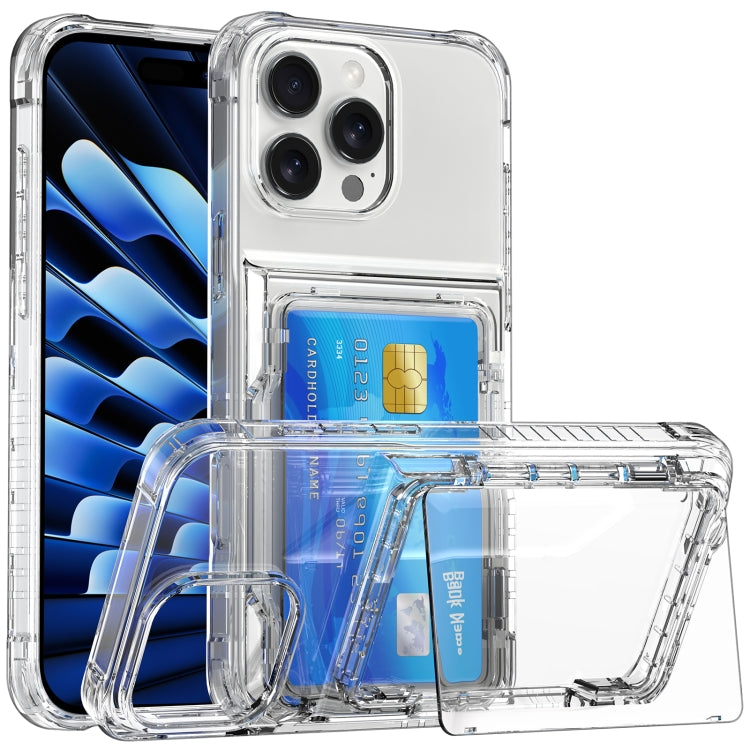 Estuche transparente para teléfono con ranur...