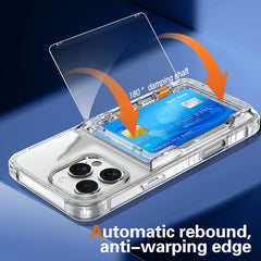 Estuche transparente para teléfono con ranur...