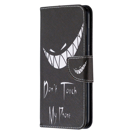Estuche de cuero con tapa horizontal con pat...