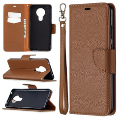 Estuche de cuero con tapa horizontal de colo...
