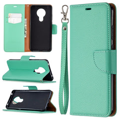Estuche de cuero con tapa horizontal de colo...