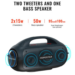 Altavoz Bluetooth portátil HOPESTAR A50 80W