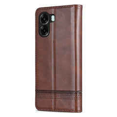 AZNS Funda de teléfono de cuero con tapa mag...