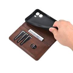 AZNS Funda de teléfono de cuero con tapa mag...