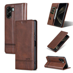 AZNS Funda de teléfono de cuero con tapa mag...