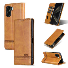 AZNS Funda de teléfono de cuero con tapa mag...