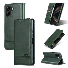 AZNS Funda de teléfono de cuero con tapa mag...