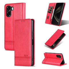 AZNS Funda de teléfono de cuero con tapa mag...