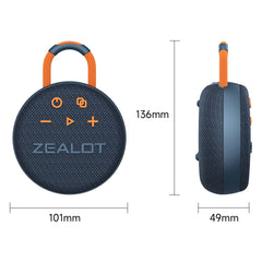 Zealot S77 IPX7 Altavoz Bluetooth inalámbric...