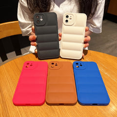 Funda para teléfono Eiderdown Airbag Frosted...