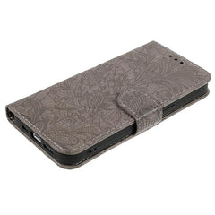 Funda para teléfono de cuero con tapa y esta...