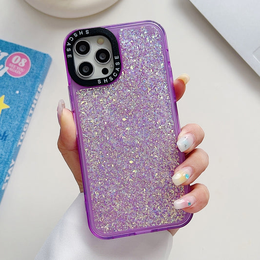 Estuche para teléfono con purpurina epoxi a ...