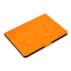 Estuche de cuero con tapa horizontal con tex...