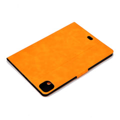Estuche de cuero con tapa horizontal con tex...