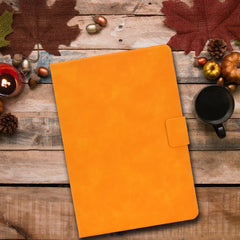 Estuche de cuero con tapa horizontal con tex...
