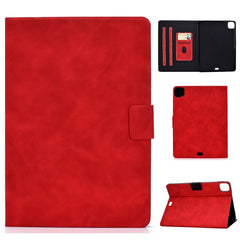 Estuche de cuero con tapa horizontal con tex...