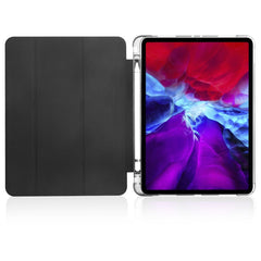 Funda de cuero de PU con 3 pliegues horizont...