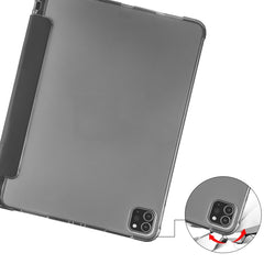 Funda de cuero de PU con 3 pliegues horizont...