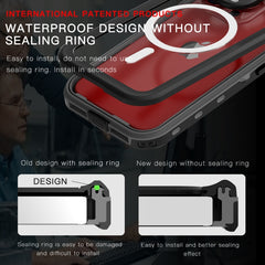 Funda para teléfono MagSafe impermeable IP68...