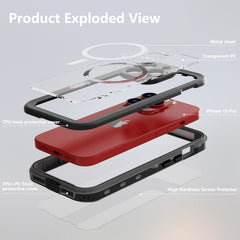 Funda para teléfono MagSafe impermeable IP68...