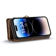 CaseMe 008 Funda de cuero multifuncional des...