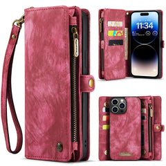 CaseMe 008 Funda de cuero multifuncional des...