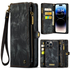 CaseMe 008 Funda de cuero multifuncional des...
