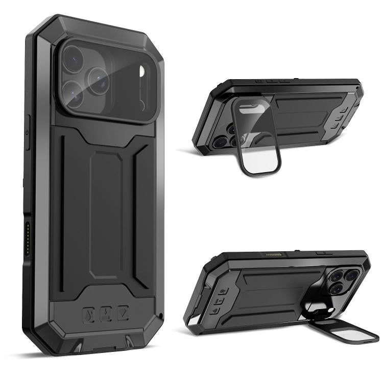 R-JUST Funda para teléfono con soporte imper...