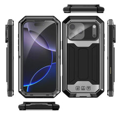 R-JUST Funda para teléfono con soporte imper...