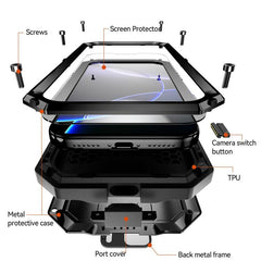 R-JUST Funda para teléfono con soporte imper...