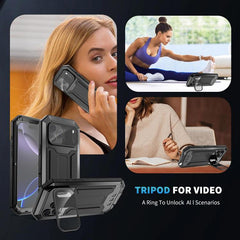R-JUST Funda para teléfono con soporte imper...