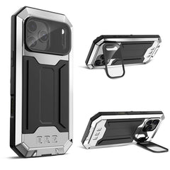 R-JUST Funda para teléfono con soporte imper...