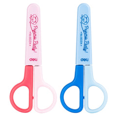 Deli 6021A Tijeras para estudiantes Mini tijeras portátiles