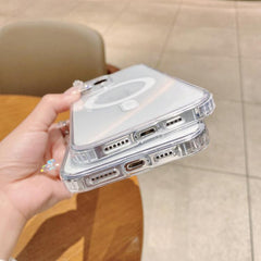 Estuche de TPU acrílico transparente magnéti...