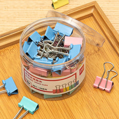 Clip colorido para carpetas Deli, Clip para ...