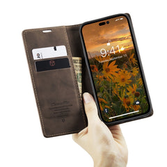 CaseMe 013 Funda de teléfono de cuero con ta...