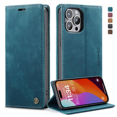 CaseMe 013 Funda de teléfono de cuero con ta...