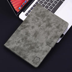 Funda para tableta de cuero con tapa y patró...