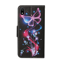 Estuche de cuero con tapa horizontal con pat...