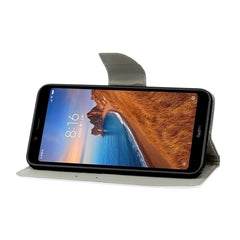 Estuche de cuero con tapa horizontal con pat...