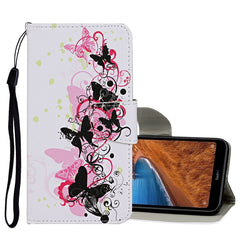 Estuche de cuero con tapa horizontal con pat...