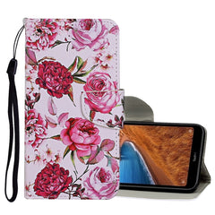 Estuche de cuero con tapa horizontal con pat...