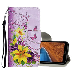 Estuche de cuero con tapa horizontal con pat...
