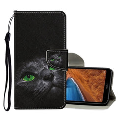 Estuche de cuero con tapa horizontal con pat...