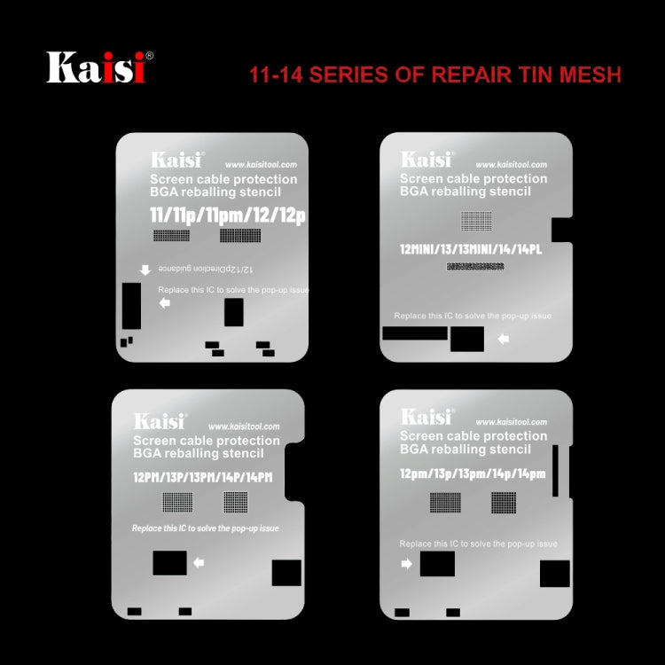 Kit LCD Kaisi 6 en 1 Plantilla de reetiquetado Baga
