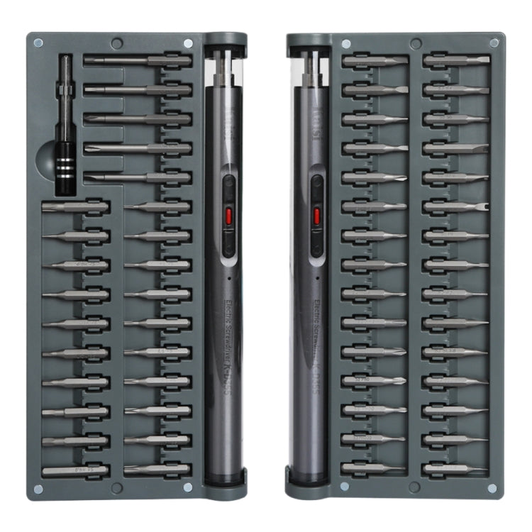 Juego de destornilladores eléctricos recargables Kaisi K-D355 55 en 1