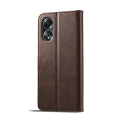 LC.IMEEKE Funda de cuero con tapa horizontal...