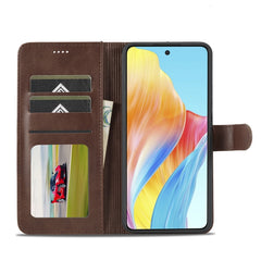 LC.IMEEKE Funda de cuero con tapa horizontal...
