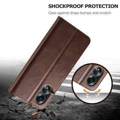 LC.IMEEKE Funda de cuero con tapa horizontal...