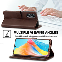 LC.IMEEKE Funda de cuero con tapa horizontal...